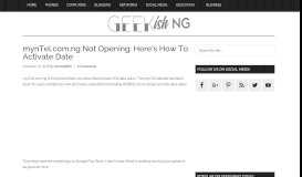 
							         mynTel.com.ng Not Opening: Here's How To Activate Date | Geekish NG								  
							    