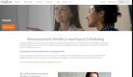 
							         MYOB Integration: Accounting & Staff Scheduling | Ximble								  
							    