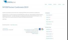 
							         MYOB Partner Conference 2019 - Dataline								  
							    