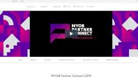 
							         MYOB Partner Connect 2019 - Success Is Personal								  
							    