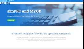 
							         MYOB & simPRO | simPRO Australia								  
							    
