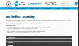 
							         myOnline Learning | Central Regional TAFE								  
							    