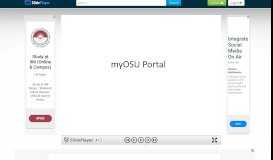 
							         MyOSU Portal. Project Objectives Why We're Creating a Portal – To ...								  
							    