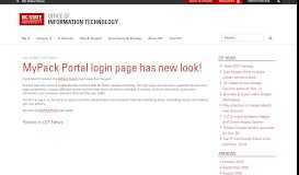 
							         MyPack Portal login page has new look! – Office of Information ...								  
							    