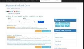 
							         Mypass Fsafood Com | Ideas, Recipes, Experience								  
							    