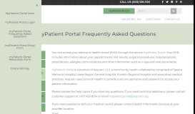 
							         myPatient Portal Frequently Asked Questions | Speare Memorial ...								  
							    
