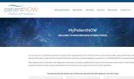 
							         MypatientNOW Patient Portal								  
							    