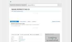 
							         mypaystub.ca at WI. Employee Self Service Login								  
							    