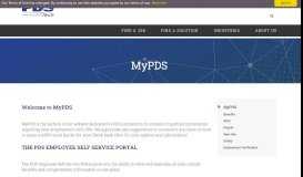 
							         MyPDS - Talent Acquisition Solutions | PDS Tech								  
							    
