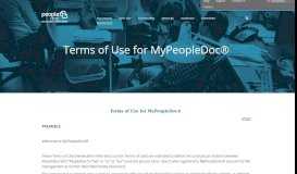 
							         MyPeopleDoc® Terms of Use | PeopleDoc								  
							    