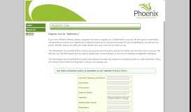 
							         MyPhoenix Self Service Portal - Register now								  
							    