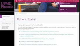 
							         MyPinnacleHealth patient portal - UPMC Pinnacle								  
							    