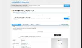 
							         mypngaming.com at Website Informer. UltiPro. Visit ...								  
							    