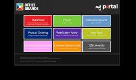 
							         MyPortal - Office Brands								  
							    