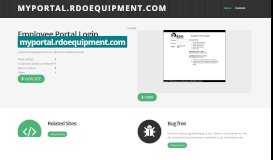 
							         myportal.rdoequipment.com Employee Portal Login								  
							    