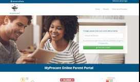 
							         MyProcare Login | Online Parent Portal								  
							    