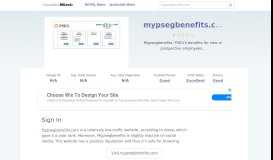 
							         Mypsegbenefits.com website. Your Benefits Desktop Login.								  
							    