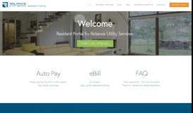 
							         MyRelianceBill - Resident Portal for Reliance Utility Services								  
							    