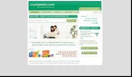 
							         myrepeats.com: repeat prescription service								  
							    