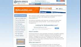 
							         MyResaleWeb.com Consignor Login Information - ConsignPro								  
							    