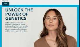 
							         Myriad Women's Health | Genetic screening and support for women ...								  
							    
