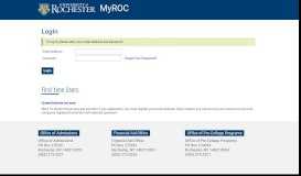 
							         MyROC | Rochester Admissions and Financial Aid - University of ...								  
							    