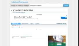 
							         myrushpc.rush.edu at WI. Citrix Gateway - Website Informer								  
							    