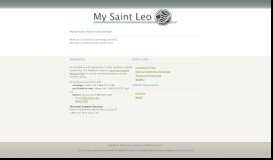 
							         MySaintLeo Portal Unavailable - Saint Leo University								  
							    