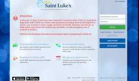 
							         mySaintLukes - Login Page - Saint Luke's Health System								  
							    