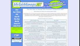 
							         MySaleManager.NET - Software Solutions For Seasonal Kids ...								  
							    