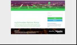 
							         mySchneider Partner Portal - Schneider Electric								  
							    