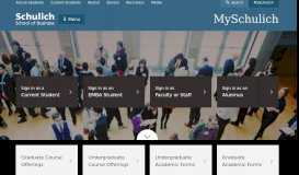 
							         MySchulich Student Portal - Schulich School of Business - York ...								  
							    