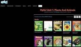 
							         MySci Unit 1: Plants And Animals | Epic!: Read Amazing ...								  
							    