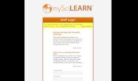 
							         MySciLEARN - Login - Scientific Learning								  
							    