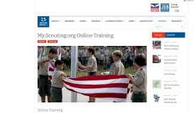 
							         My.Scouting.org Online Training | Boy Scouts of America								  
							    