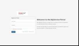 
							         MyService Portal								  
							    