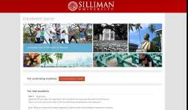 
							         MySilliman - a Portal to Information and Services - Silliman University								  
							    