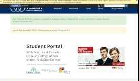
							         My.smccd.edu student portal - San Mateo								  
							    