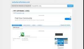
							         my.spininc.org at WI. SPIN Portal - Website Informer								  
							    