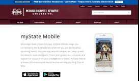 
							         myState Mobile | Mississippi State University								  
							    