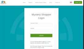 
							         Mystery Shopper Login - Market Force Shopper								  
							    