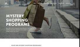
							         Mystery Shopper Programs - The Realise Group								  
							    
