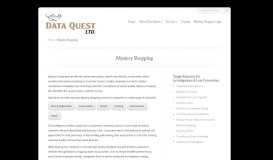 
							         Mystery Shopping | Data Quest, Ltd.								  
							    