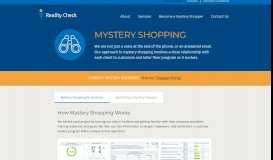 
							         Mystery Shopping - Reality Check Mystery Shoppers								  
							    
