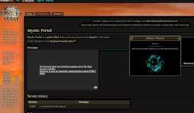 
							         Mystic Portal Effect - Official Path of Exile Wiki								  
							    