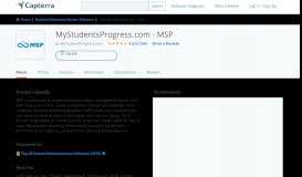 
							         MyStudentsProgress.com - MSP Reviews and Pricing - 2019 - Capterra								  
							    