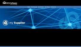 
							         mySupplier - Welcome to OCG Software								  
							    