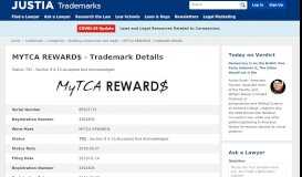 
							         mytca reward - Justia Trademarks								  
							    