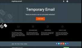 
							         myTemp.email - Temporary Disposable Email								  
							    
