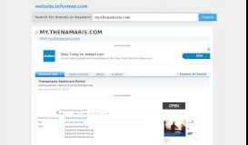 
							         my.thenamaris.com at WI. Thenamaris Seafarers Portal								  
							    